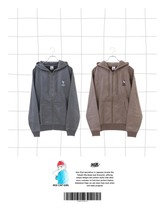 RED CAP GIRL Logo Zip Hoodie